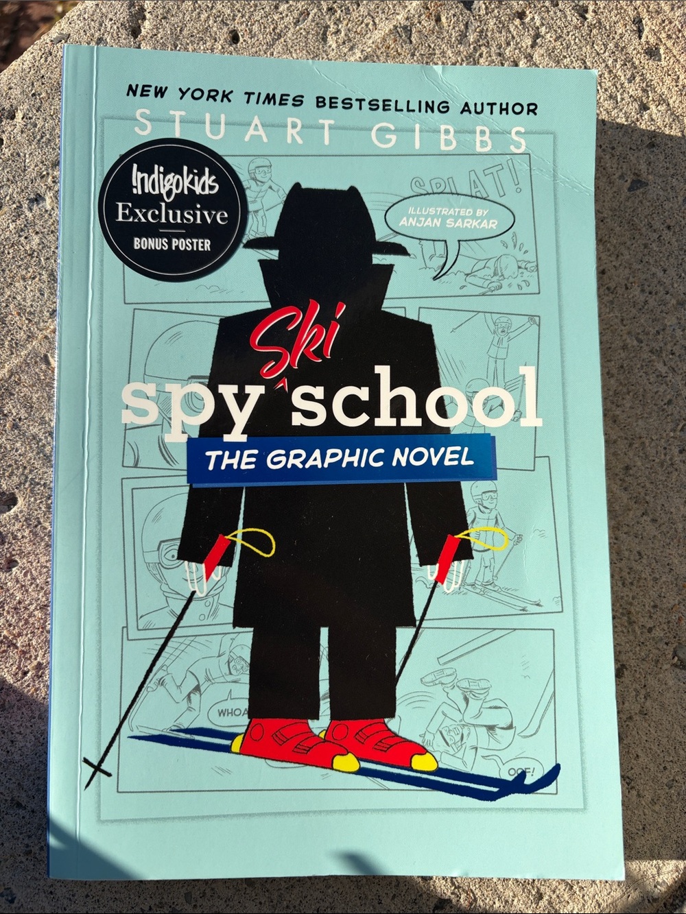 🔥 3/$30 - Ski Spy School: The Graphic Novel - Teal Cover